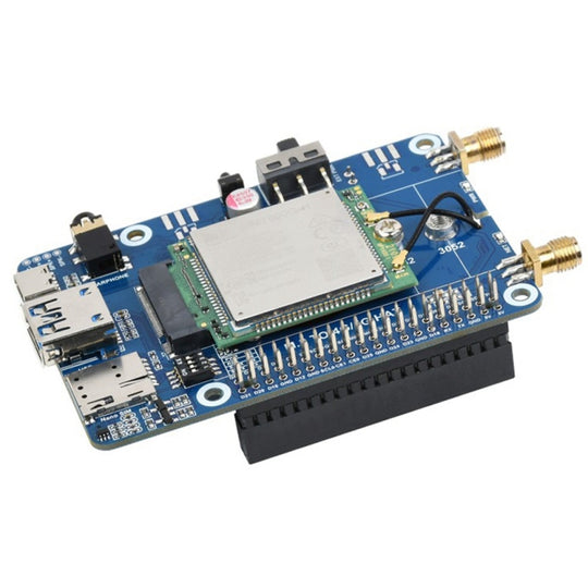 Waveshare SIM7600G-H M.2 4G HAT LTE CAT4 High Speed GNSS Global Band Module for Raspberry Pi