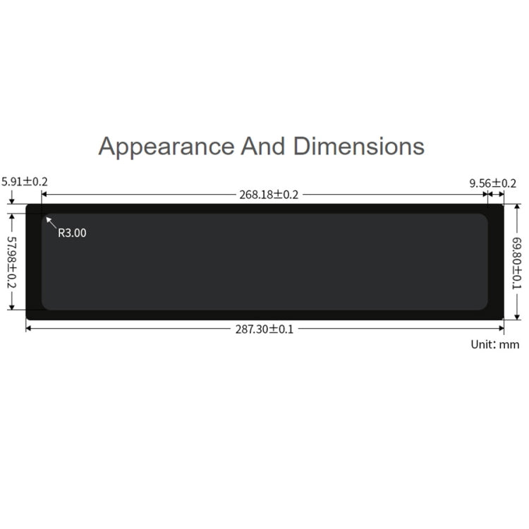 WAVESHARE 11.9 inch Capacitive Touch Display For Raspberry Pi, 320 x 1480, IPS, DSI Interface - Consumer Electronics by WAVESHARE | Online Shopping UK | buy2fix