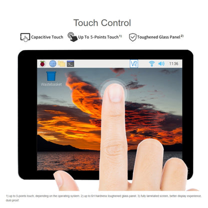 Waveshare 2.8 inch Capacitive Touch Display for Raspberry Pi, 480 x 640, DSI, IPS, Fully Laminated Screen - Consumer Electronics by WAVESHARE | Online Shopping UK | buy2fix