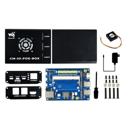 Waveshare Mini-Computer for Raspberry Pi CM (US Plug) - Consumer Electronics by buy2fix | Online Shopping UK | buy2fix