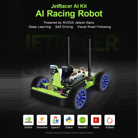 Waveshare JetRacer AI Kit, AI Racing Robot Powered by Jetson Nano by WAVESHARE
