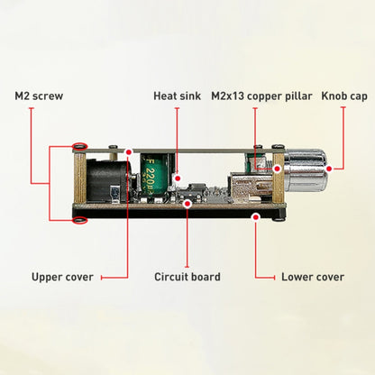 50W MP3 Stereo Audio Digital Power Amplifier Board Bluetooth Amplifier Module, without Shell - Consumer Electronics by buy2fix | Online Shopping UK | buy2fix