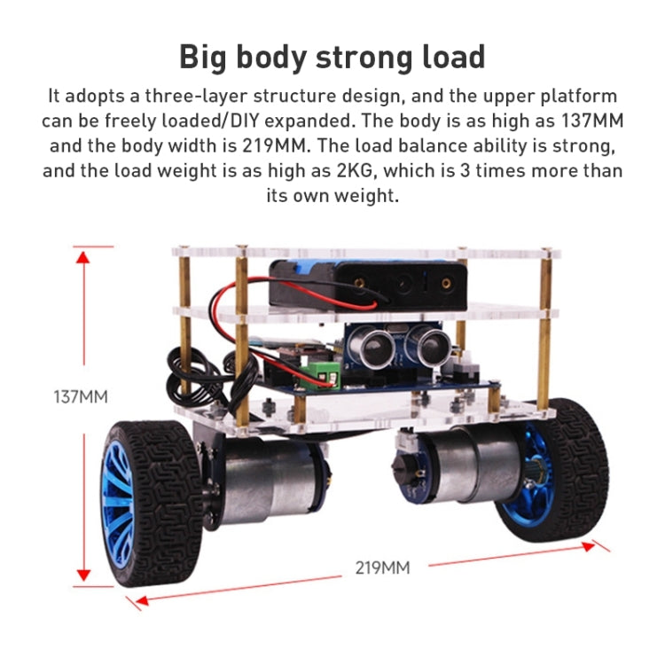 Yahboom STM32 Intelligent Two-wheel Single-chip Microcomputer Balance Car - Consumer Electronics by YAHBOOM | Online Shopping UK | buy2fix