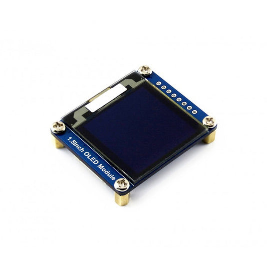 WAVESHARE 128x128 General 1.5inch OLED Display Module 16 Gray Scale with SPI/I2C Interface by buy2fix