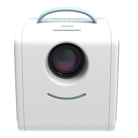 W-S1 10W Children Video Projector 30 Lumens HD 1080P LCD Technology, Support AV / USB / Mini SD Card / HDMI / Audio (Blue) by buy2fix