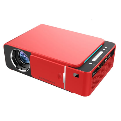 T6 2000ANSI Lumens Mini Theater Projector, Android 7.1 RK3128 Quad Core, 1GB+8GB, UK Plug(Red) - Consumer Electronics by buy2fix | Online Shopping UK | buy2fix