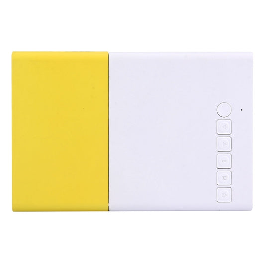 YG-300 0.8-2M 24-60 inches 400-600 Lumens LED Projector HD Home Theater with 3 in 1 Video Convert Cable & Remote Controller, Size: 12.6 x 8.6 x 4.6 cm, EU Plug by buy2fix