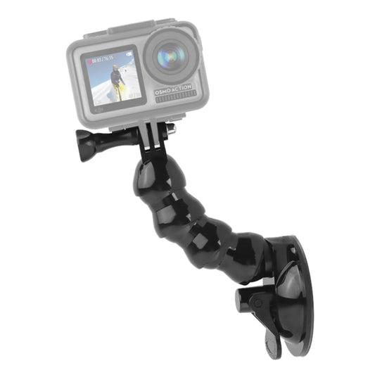 Suction Cup Jaws Flex Clamp Mount for GoPro Hero11 Black / HERO10 Black /9 Black / HERO8 Black /7 /6 /5 /5 Session /4 Session /4 /3+ /3 /2 /1, DJI Osmo Action, Xiaoyi and Other Action Cameras(Black) - DJI & GoPro Accessories by buy2fix | Online Shopping UK | buy2fix