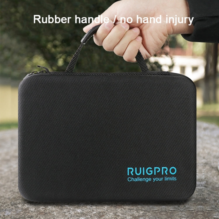 RUIGPRO Shockproof Waterproof Portable Case Box for DJI Osmo Action, Size: 33.5cm x 22.7cm x 6.3cm(Black) - Case & Bags by RUIGPRO | Online Shopping UK | buy2fix