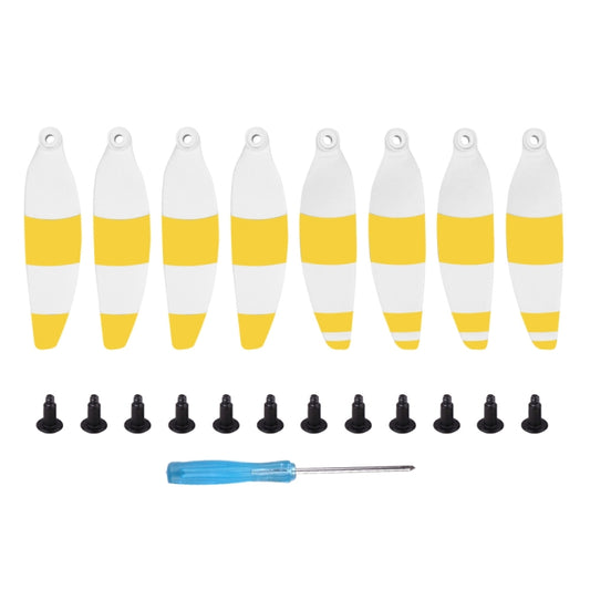 8PCS/Set Sunnylife 4726F-CS Low Noise Quick-release Wing Propellers Drone Accessories for DJI Mavic Mini(Yellow) by Sunnylife