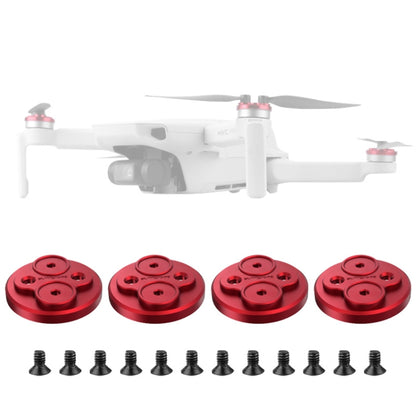 4 PCS Sunnylife Motor Metal Protection Cover for DJI Mavic Mini 1(Red) - DJI & GoPro Accessories by Sunnylife | Online Shopping UK | buy2fix