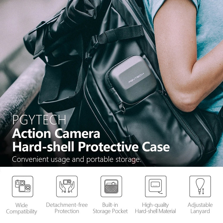 PGYTECH P-GM-127 Hard Shell Protective Case for DJI Osmo Action(Black) -  by PGYTECH | Online Shopping UK | buy2fix