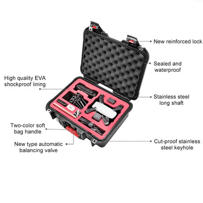 PGYTECH P-SP-101 Shockproof Waterproof Explosion-proof Hard Box Carrying Case for DJI Shark (Black) - DJI & GoPro Accessories by PGYTECH | Online Shopping UK | buy2fix