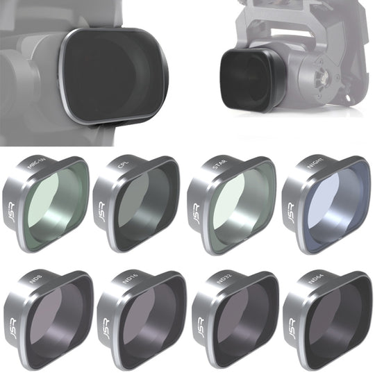 JSR KS 8 en 1 Star+NIGHT+ND8+ND16+ND32+ND64+MCUV+CPL Filtre d'objectif pour DJI FPV, cadre en alliage d'aluminium