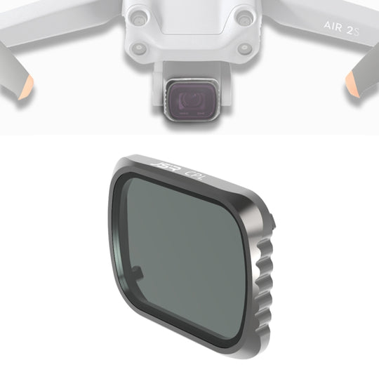 Filtre d'objectif JSR KS CPL pour DJI Air 2S, cadre en aluminium