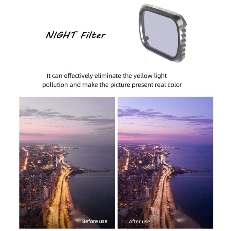 JSR KS NIGHT Light Pollution Reduction Lens Filter for DJI Air 2S, Aluminum Frame - DJI & GoPro Accessories by JSR | Online Shopping UK | buy2fix