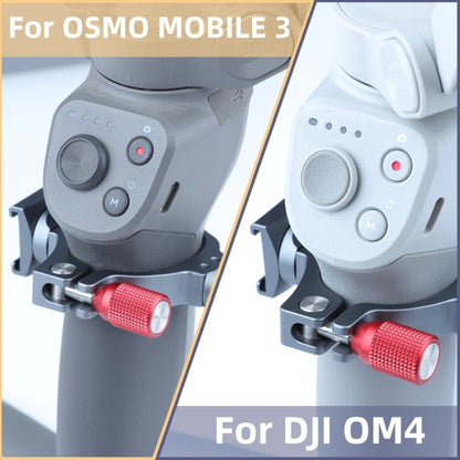 Stabilizer Extension Bracket Ring Adapter with Dual Cold Shoe Base for DJI OM4 / Osmo Mobile 3 - DJI & GoPro Accessories by buy2fix | Online Shopping UK | buy2fix