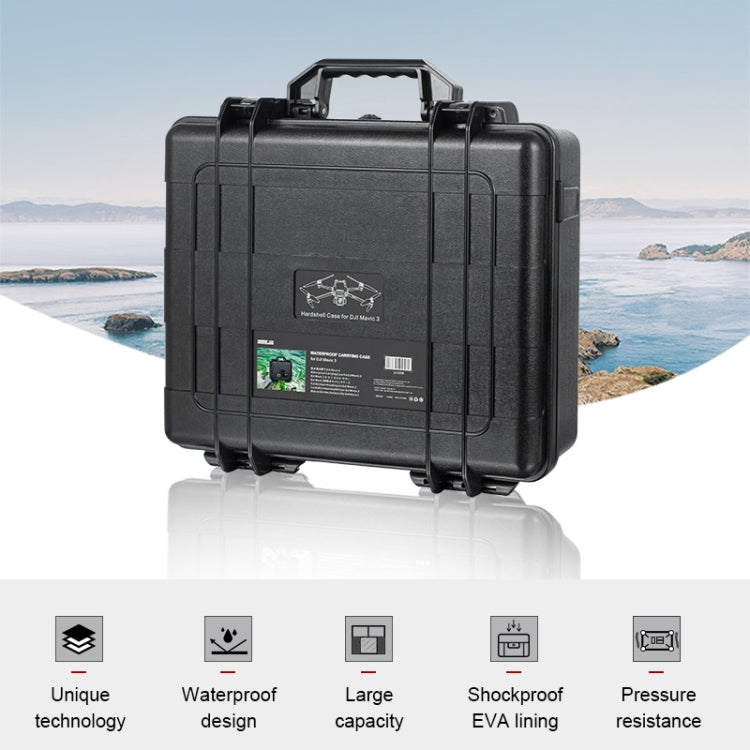 STARTRC 1110290 ABS Waterproof Shockproof Suitcase Storage Box for DJI Mavic 3 (Black) - DJI & GoPro Accessories by STARTRC | Online Shopping UK | buy2fix