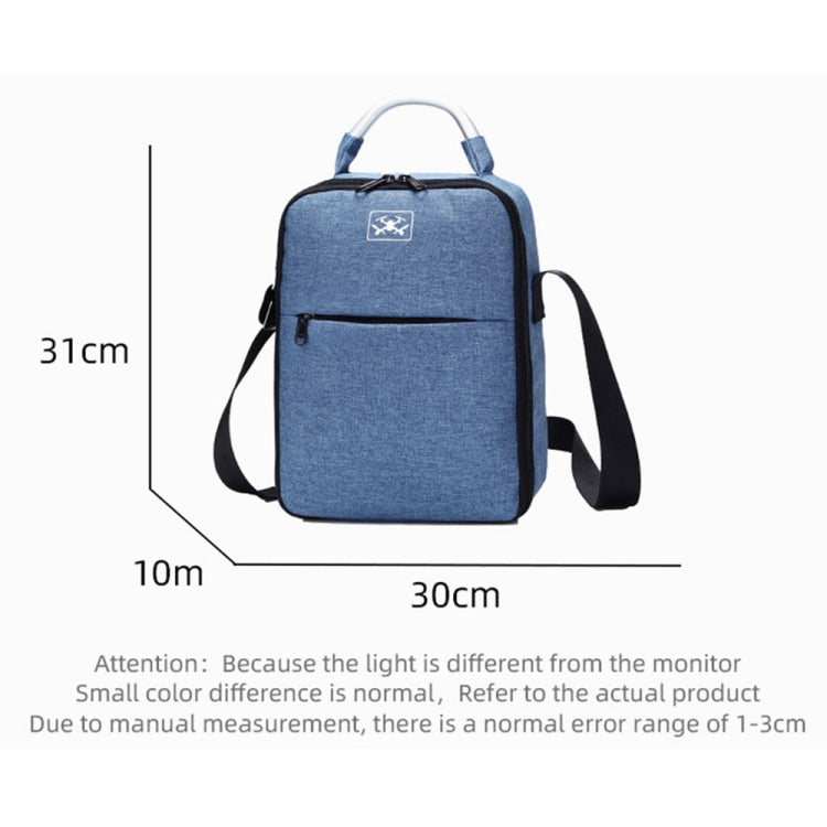 For DJI Mini 2 SE Shockproof Single Shoulder Storage Carrying Case Box Bag, Size: 30 x 22 x 10cm (Blue) - DJI & GoPro Accessories by buy2fix | Online Shopping UK | buy2fix