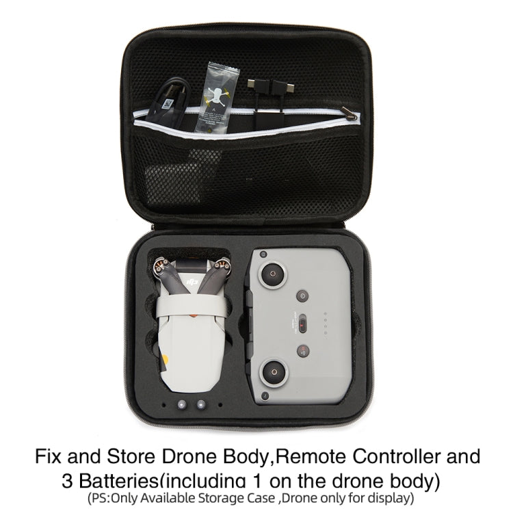 For DJI Mini 2 SE Shockproof Carrying Hard Case Drone Body Storage Bag, Size: 24x 19 x 9cm (Black Black) - DJI & GoPro Accessories by buy2fix | Online Shopping UK | buy2fix