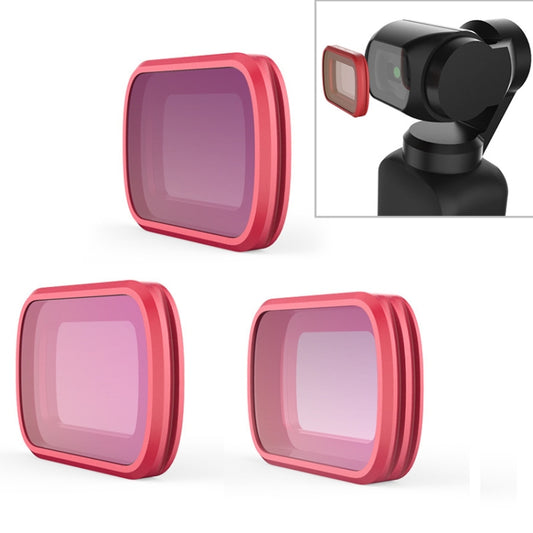3 PCS PGYTECH P-18C-012 CPL/ND8/ND16 Profession Diving Color Lens Filter for DJI Osmo Pocket - DJI & GoPro Accessories by PGYTECH | Online Shopping UK | buy2fix