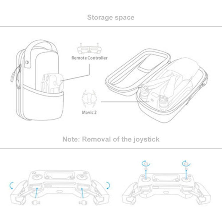 PGYTECH P-HA-032 Mini Portable Storage Bag for DJI Mavic 2 - DJI & GoPro Accessories by PGYTECH | Online Shopping UK | buy2fix