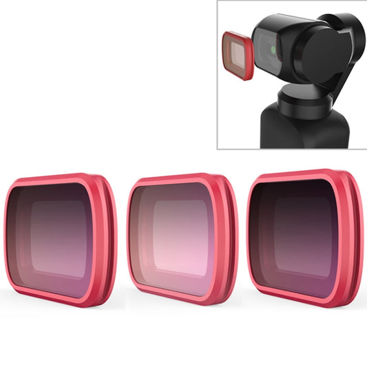 3 PCS PGYTECH P-18C-015 Gradient Dimming Suit Profession Diving Color Lens Filter for DJI Osmo Pocket - DJI & GoPro Accessories by PGYTECH | Online Shopping UK | buy2fix