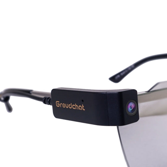 Groudchat JP1DV1 1080P HD Smart Camera Mobile Phone USB Live Camera for Glasses Legs, Built-in Sound-absorbing and Noise-reducing Microphone(Black)