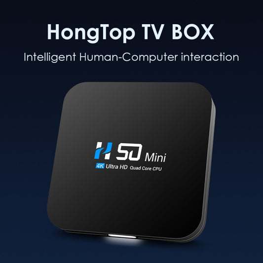 H50 Mini 4K Smart Network TV Box, Android 10.0, RK3318 Quad Core, 2GB+32GB, US Plug by buy2fix