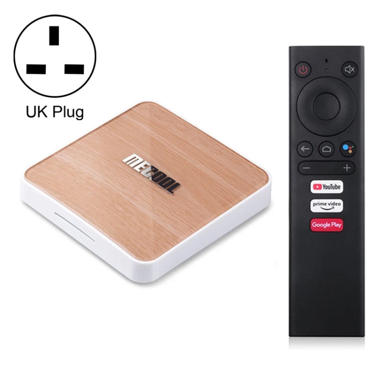 MECOOL KM6 4K Smart TV BOX Android 10.0 Media Player with Remote Control, Amlogic S905X4 Quad Core ARM Cortex A55, RAM: 4GB, ROM: 64GB, Support WiFi, Bluetooth, Ethernet, UK Plug - Amlogic S905 by MECOOL | Online Shopping UK | buy2fix