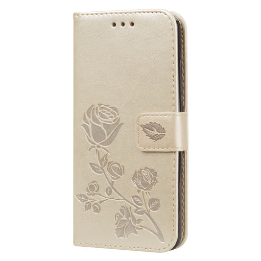 Rose Embossed Horizontal Flip PU Leather Case with Holder & Card Slots & Wallet for Xiaomi Redmi 7A(Gold) by buy2fix