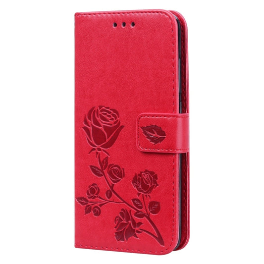 Rose Embossed Horizontal Flip PU Leather Case with Holder & Card Slots & Wallet for Xiaomi Redmi 7A(Red) by buy2fix