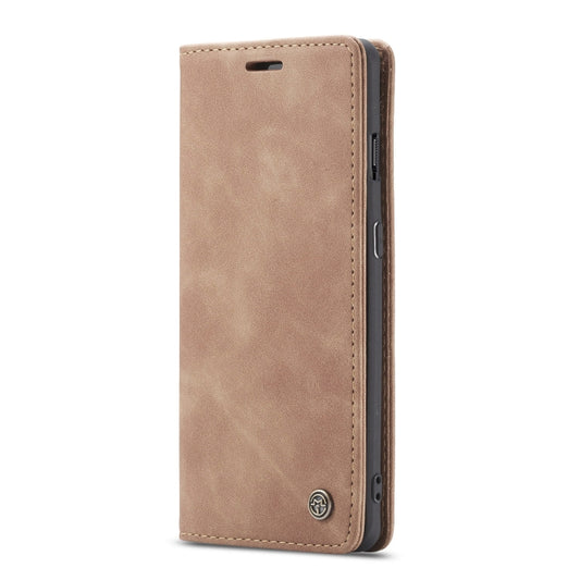 CaseMe-013 Multifunctional Horizontal Flip Leather Case with Card Slot & Holder for OnePlus 7(Brown) by CaseMe