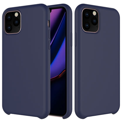 For iPhone 11 Pro Solid Color Liquid Silicone Shockproof Case (Navy Blue) by buy2fix