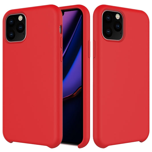 For iPhone 11 Pro Solid Color Liquid Silicone Shockproof Case (Red) by buy2fix