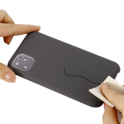 For iPhone 11 Pro Solid Color Liquid Silicone Shockproof Case (Olive Green) by buy2fix