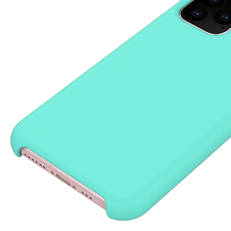 For iPhone 11 Pro Max Solid Color Liquid Silicone Shockproof Case (Baby Blue) by buy2fix