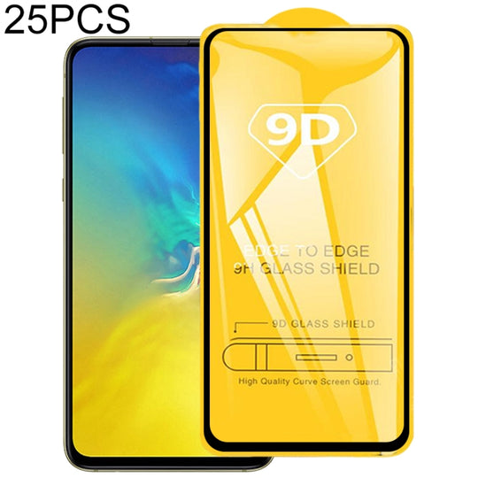 25 PCS 9D Full Glue Full Screen Tempered Glass Film For Galaxy S10e