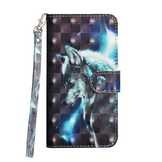 3D Painting Pattern Horizontal Flip TPU + PU Leather Case with Holder & Card Slots & Wallet For Huawei P20 Lite(Wolf) by buy2fix