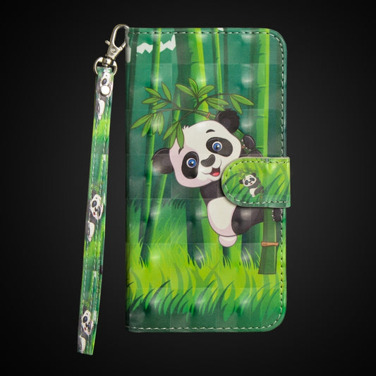 3D Painting Pattern Horizontal Flip TPU + PU Leather Case with Holder & Card Slots & Wallet For Huawei Y5 (2019)(Bamboo Panda) by buy2fix