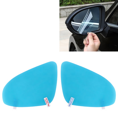 For Citroen C4L Car PET Rearview Mirror Protective Window Clear Anti-fog Waterproof Rain Shield Film by buy2fix