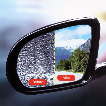 For Geely Emgrand GL Car PET Rearview Mirror Protective Window Clear Anti-fog Waterproof Rain Shield Film by buy2fix