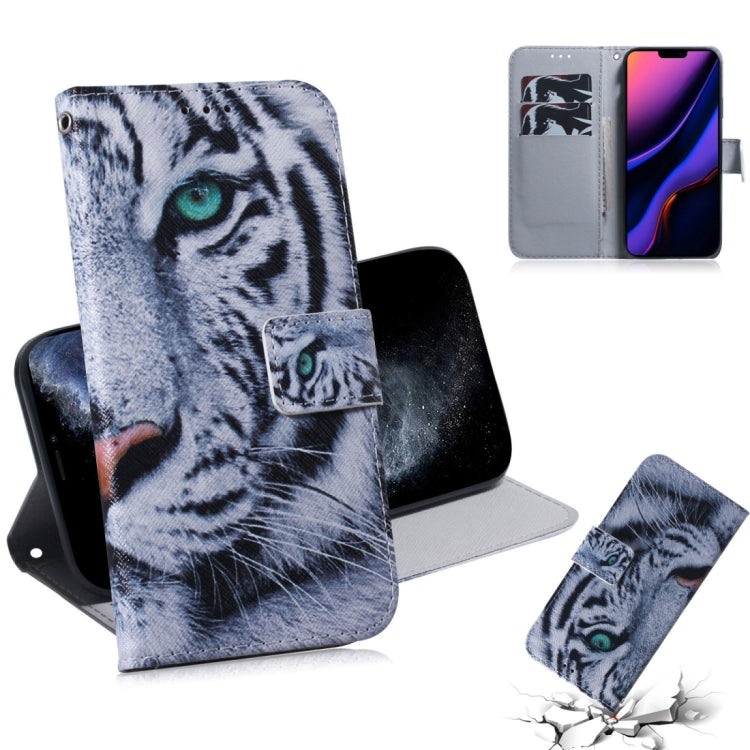 For iPhone 11 Pro 3D Colored Drawing Horizontal Flip Leather Case, with Holder & Card Slot & Wallet (Tiger) by buy2fix