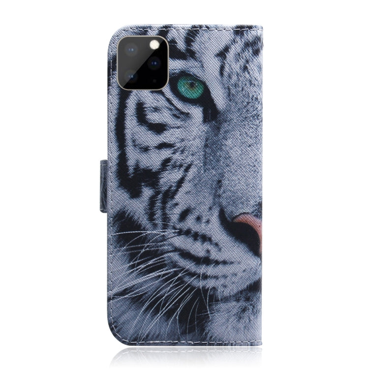 For iPhone 11 Pro 3D Colored Drawing Horizontal Flip Leather Case, with Holder & Card Slot & Wallet (Tiger) by buy2fix