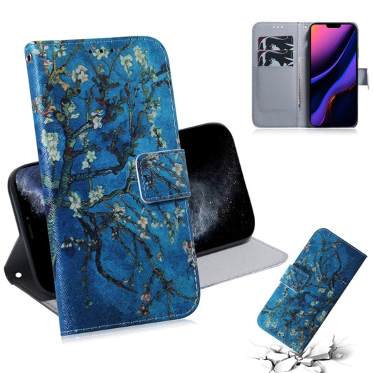 For iPhone 11 Pro 3D Colored Drawing Horizontal Flip Leather Case, with Holder & Card Slot & Wallet (Apricot Flower) by buy2fix