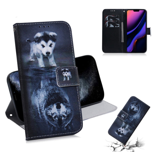 For iPhone 11 Pro 3D Colored Drawing Horizontal Flip Leather Case, with Holder & Card Slot & Wallet (Wolf and Dog) by buy2fix