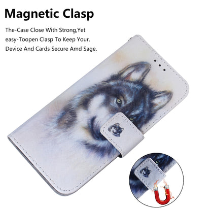 For iPhone 11 Pro Max 3D Colored Drawing Horizontal Flip Leather Case, with Holder & Card Slot & Wallet (White Wolf) by buy2fix
