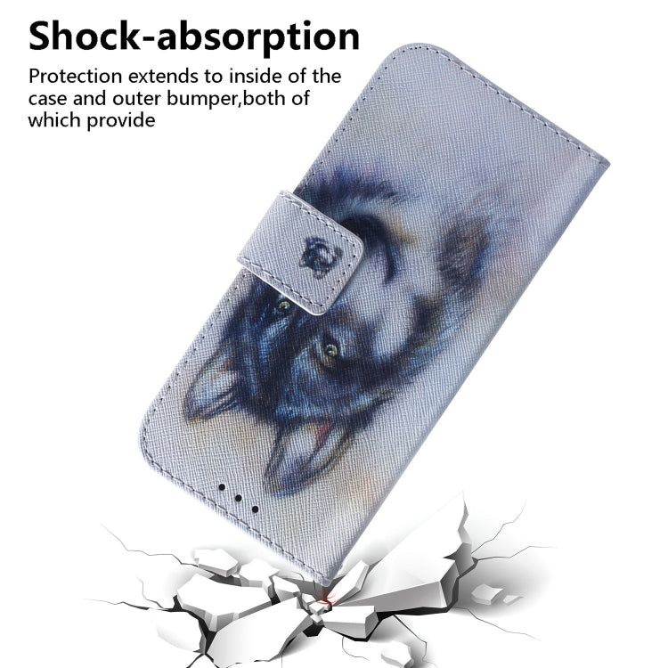 For iPhone 11 Pro Max 3D Colored Drawing Horizontal Flip Leather Case, with Holder & Card Slot & Wallet (White Wolf) by buy2fix