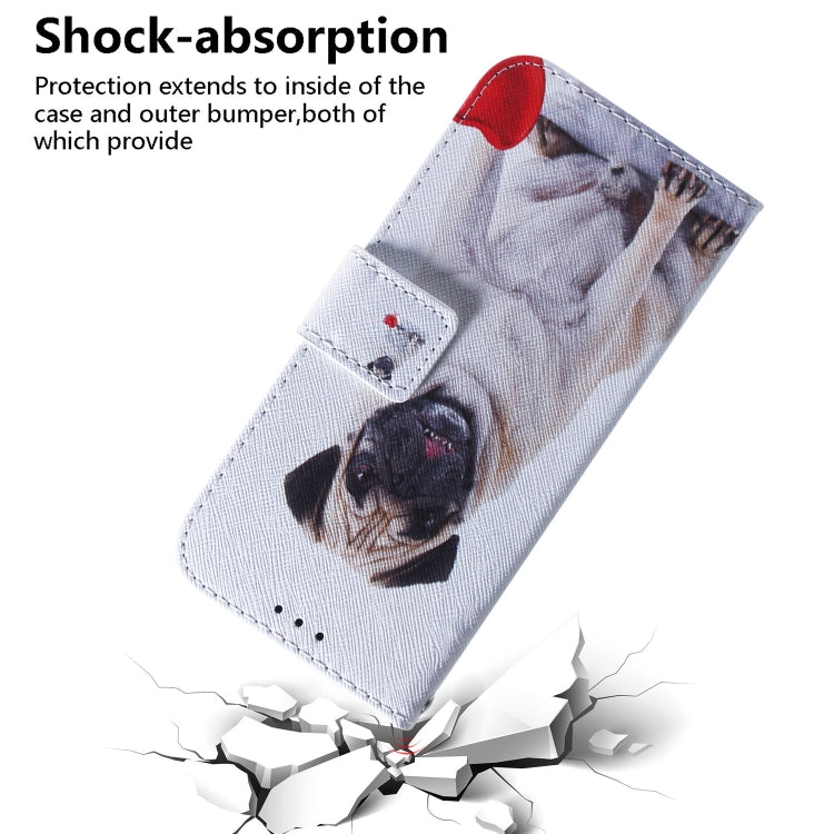 For iPhone 11 Pro Max 3D Colored Drawing Horizontal Flip Leather Case, with Holder & Card Slot & Wallet (Pug) by buy2fix