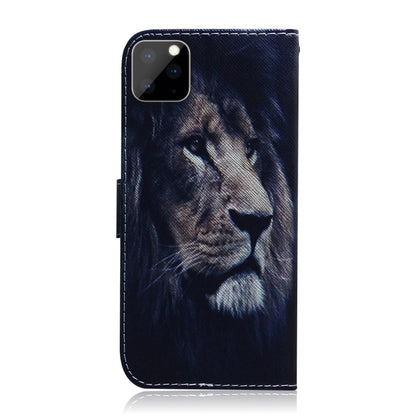 For iPhone 11 Pro Max 3D Colored Drawing Horizontal Flip Leather Case, with Holder & Card Slot & Wallet (Lion) by buy2fix